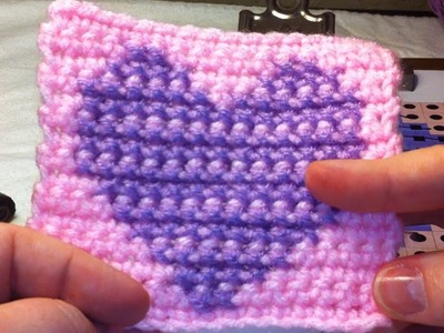 Video 6: GrApH CrOcHeT AlOnG - How to Crochet By Graph.Chart.Grid Pattern - Cross Stitch Method