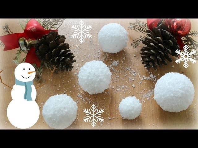 12 DIYs of Christmas : Fake SNOW BALLS