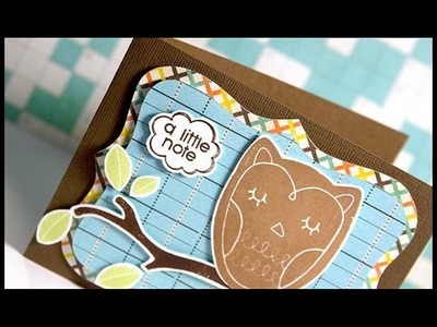 A Little Note (Owl) - Make a Card Monday #69
