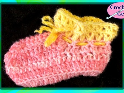 Baby Bootie Shoe Crochet Geek