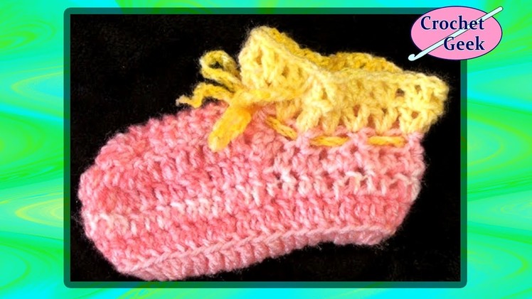 Baby Bootie Shoe Crochet Geek