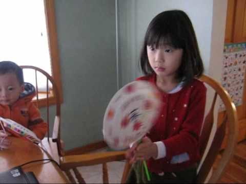 Chinese new year tiger hand drum craft