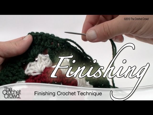 Crochet & Knitting Finishing Technique