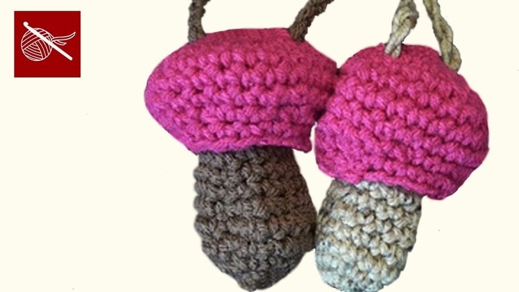 Crochet Mushroom Chapstick Necklace Crochet Geek