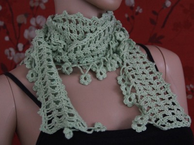 Crochet Scarf Tutorial Part 4 of 4 (Pattern #4)