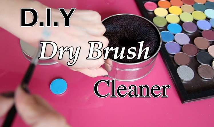 DIY: CHEAP Dry Brush Cleaner - Switch out eyeshadow colors fast -Clean brushes between colors.