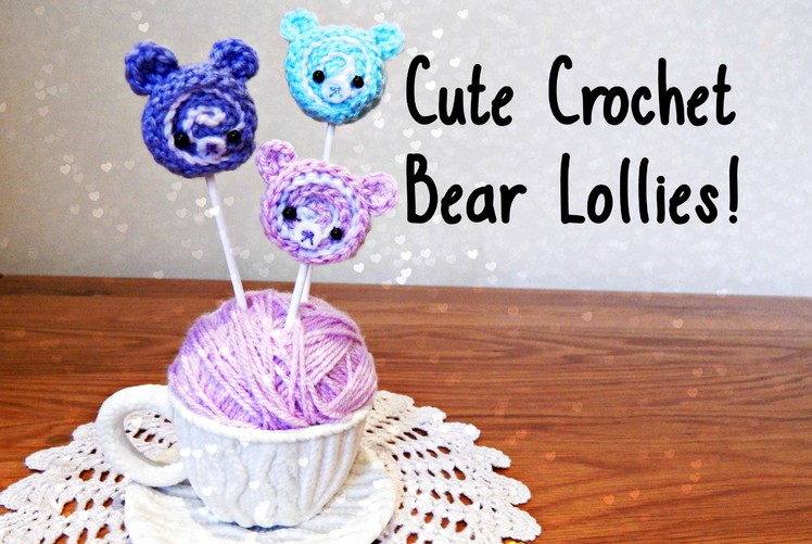DIY Cute Crochet Bear Lolly How To ¦ The Corner of Craft