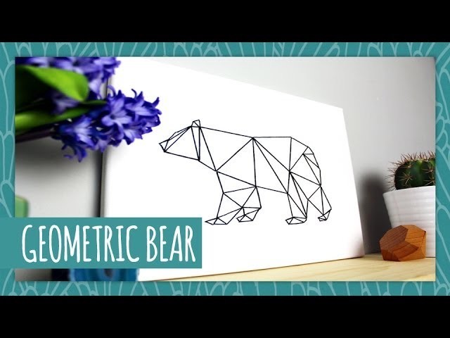 DIY Geometric Bear - HGTV Handmade