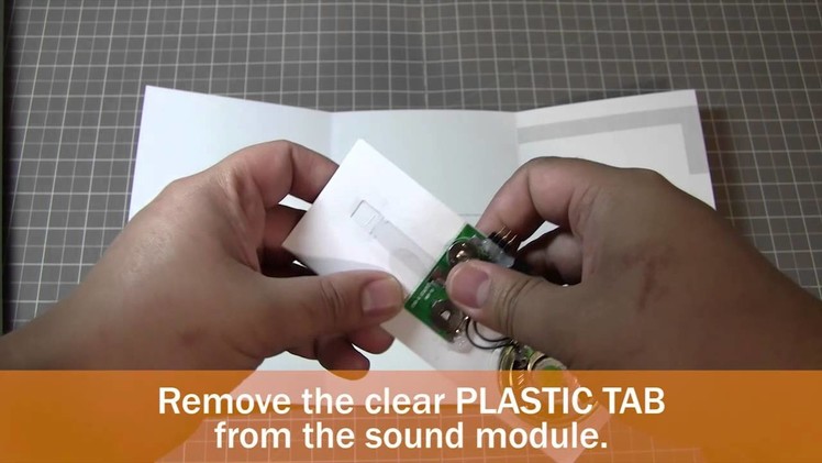 DIY. HOW TO: Make a Musical Greeting Card (with sound module)