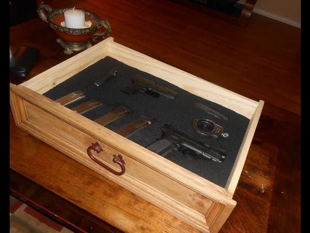 DIY, Nightstand with Secret Compartment for Gun Storage Pt.1 Tools, Materials and Layout