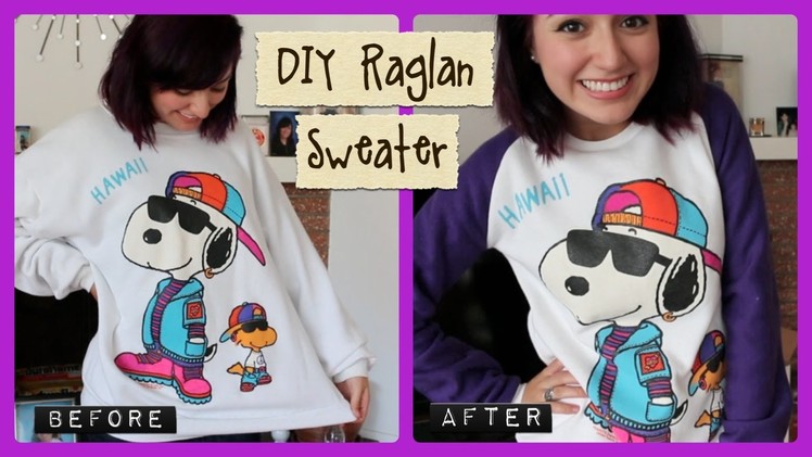 DIY Raglan Sweater!