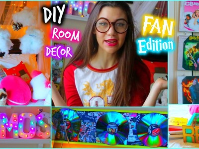DIY Room Decor: Fan Edition + Tumblr Inspired