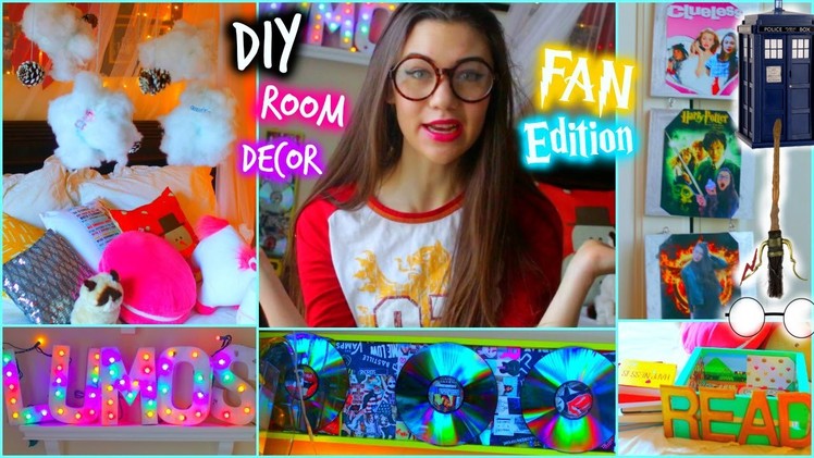 DIY Room Decor: Fan Edition + Tumblr Inspired