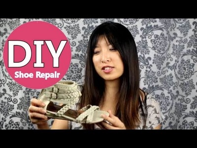 DIY SHOE REPAIR - How to Fix Your Own shoes at Home Quick Money Saving Tips