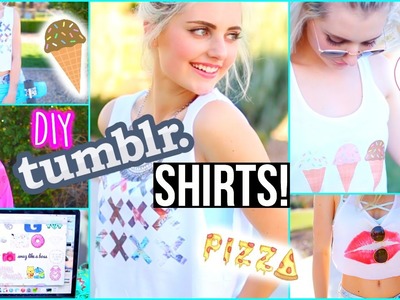 DIY Tumblr T-Shirts for Spring! | Aspyn Ovard