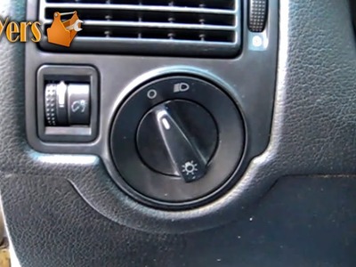 DIY: Volkswagen Headlight Switch Removal