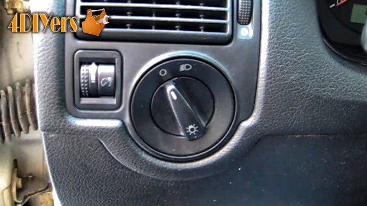 DIY: Volkswagen Headlight Switch Removal