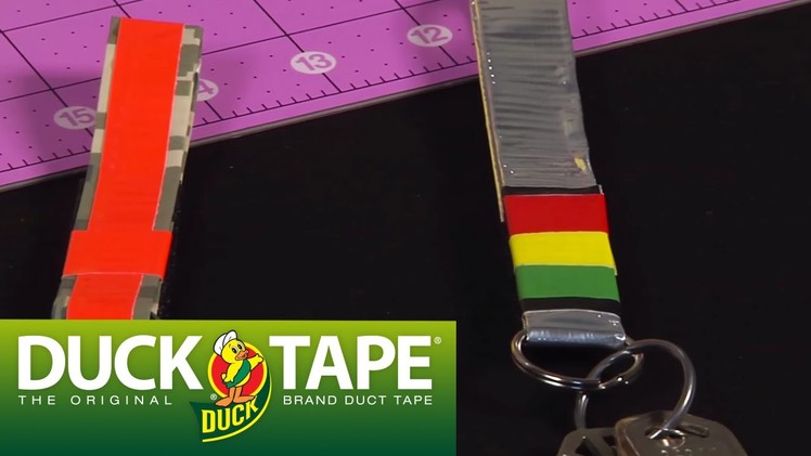 Duck Tape Craft Ideas: How to Make a Keychain