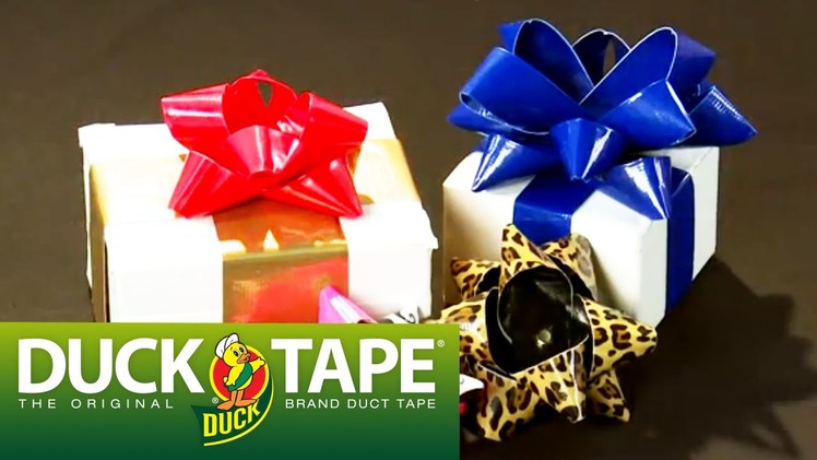 Duck Tape Crafts: How to Make a Christmas Gift Bow