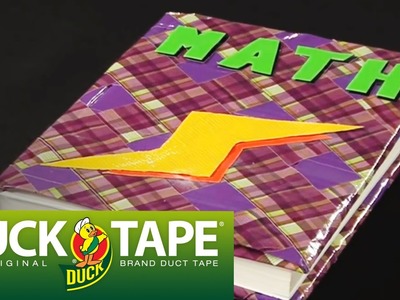 Duck Tape Crafts: How to Make a Book Cover