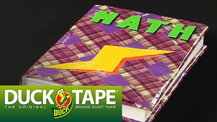 Duck Tape Crafts: How to Make a Book Cover