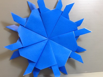 Easy Origami Rabbit Ice Snowflake