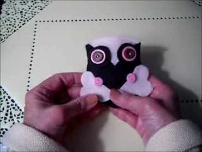 Felt Owl Pincushions or Ornaments  (An Easy, Inexpensive Craft)