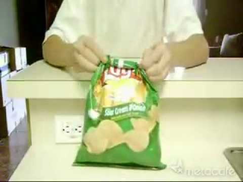 Fermer un paquet de chips