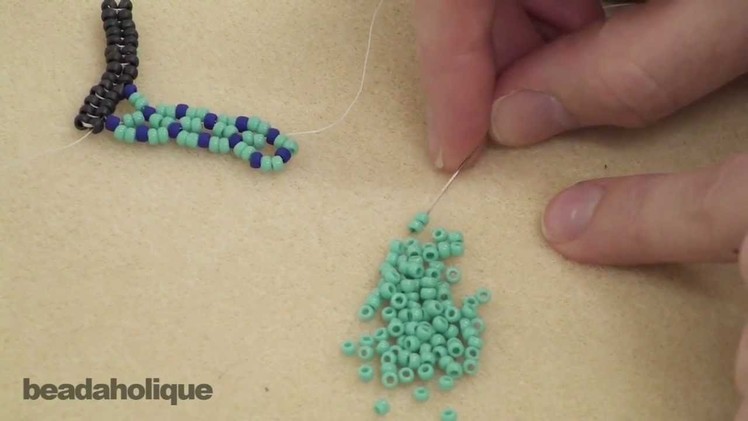 How to Do Vertical Netting Stitch in Bead Weaving