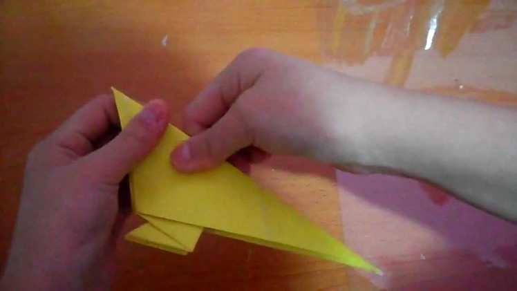 How to fold a SUPER EASY origami bluebird
