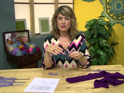 How to Knit a Scarf -- French Quarter Lace Scarf