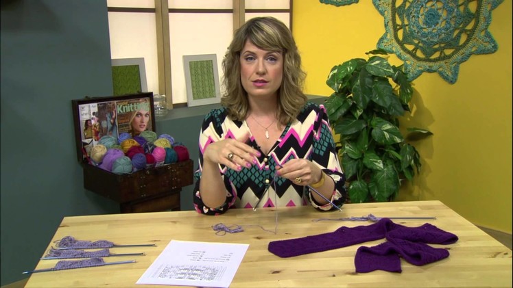 How to Knit a Scarf -- French Quarter Lace Scarf