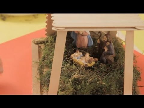 How to make a manger for the Christmas tree : Christmas crafts for the whole family