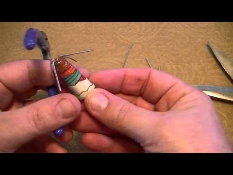 How to Make a Wire Wrapped Paper Bead Pendent