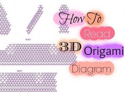 How to read 3D Origami diagram