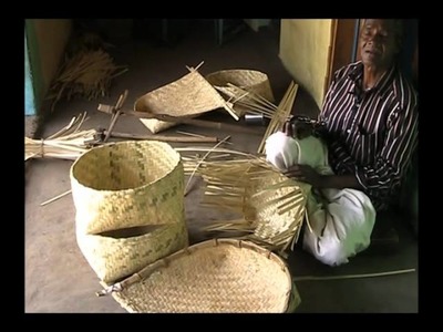 Income generation through bambo craft making Odia PRAGATI Odisha