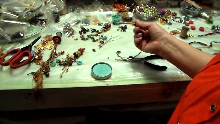 Jewelry Making Fun: Tassel Focals With Spools, Thimbles, Bead Caps From B'sue Boutiques