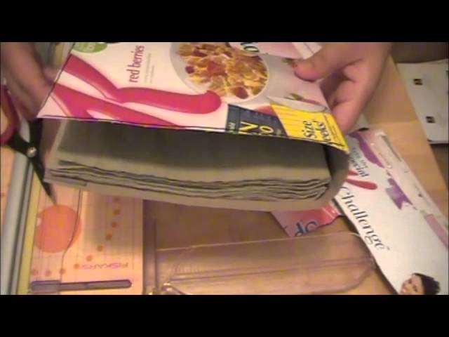 Journal made from cereal boxes!