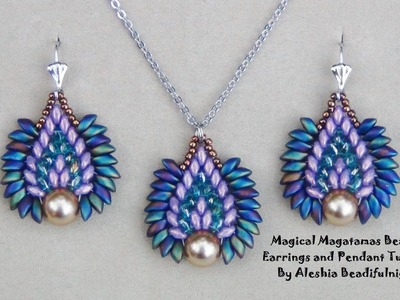Magical Magatamas Beaded Earrings and Pendant Tutorial