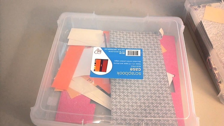 Organizing Scrapbook and Card Making Scrap Paper