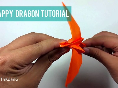 Origami In Action - Flappy Dragon