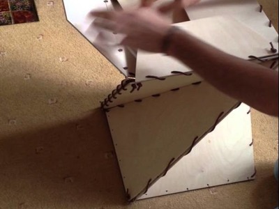 Origami Stool - Folding Plywood