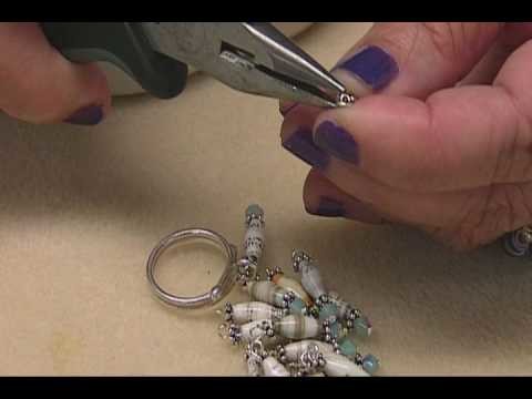 Paper Beads Sea Anemone Ring.wmv