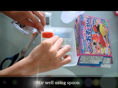 Popin Cookin Japanese DIY Candies - Sushi Set Tutorial