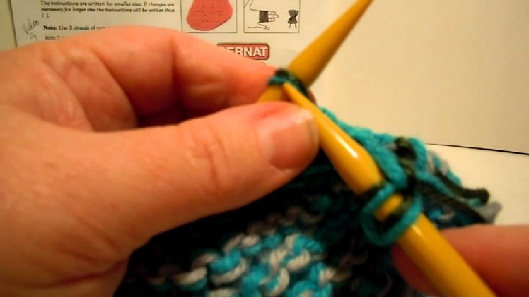 Quick Knit Slippers #5 - Shaping Toe