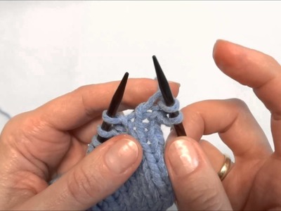 Rechte Maschen stricken - Knit Stitch - Stricken lernen - Learn how to knit