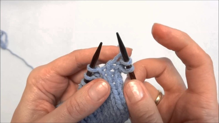 Rechte Maschen stricken - Knit Stitch - Stricken lernen - Learn how to knit