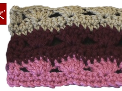 Sea Breeze Crochet Geek Stitch Baby Blanket, Shawl, Scarf