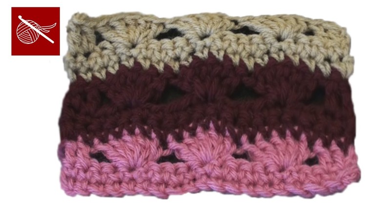 Sea Breeze Crochet Geek Stitch Baby Blanket, Shawl, Scarf