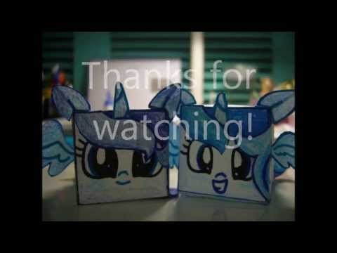 Snowflake pony: making your own Oc's papercraft (alicorn)